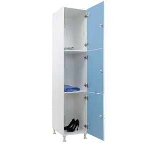 шкаф для раздевалок wl 13-40 голубой/белый фото