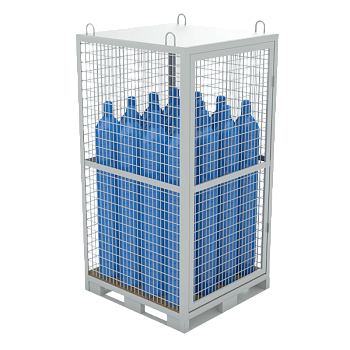 клеть для 16-ти кислородных газовых баллонов фото