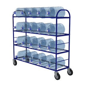 стеллаж-тележка на 20 бутылей для хранения питьевой воды тсвд-20 фото