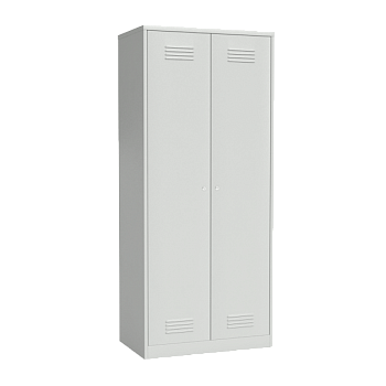 шкаф для раздевалок двухстворчатый с откидной скамьей фото