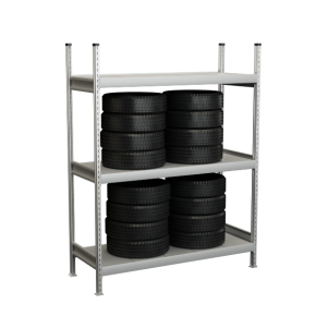 стеллаж для хранения легковых колес и шин горизонтально 2004x1510x603 фото