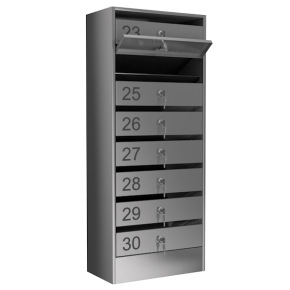 почтовый ящик 8-секционный серия эталон премиум фото