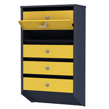 почтовый ящик 5-секционный серия базис премиум фото