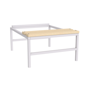 подставка со скамьёй под шкаф на 600/800 (верх дерево) фото