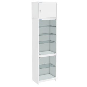 шкаф медицинский одностворчатый шсс-1 с антресолью фото