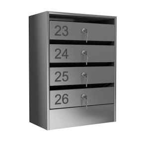 почтовый ящик 4-секционный серия эталон премиум фото