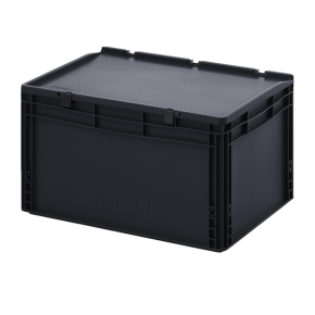 евроконтейнер esd с крышкой на шарнире 335x400x600 фото