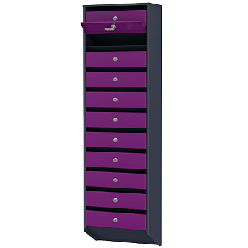 почтовый ящик 11-секционный серия базис премиум фото