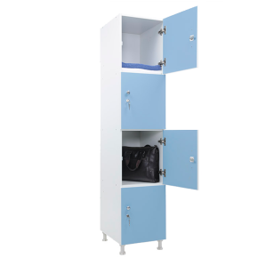 шкаф для раздевалок wl 14-40 голубой/белый фото