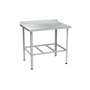 стол из нержавейки с бортом 870x950x700 фото