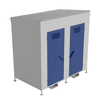 хранилище для 6 кислородных баллонов сварное фото