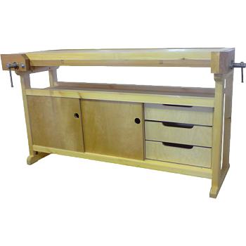 верстак школьный с тумбой практик фото