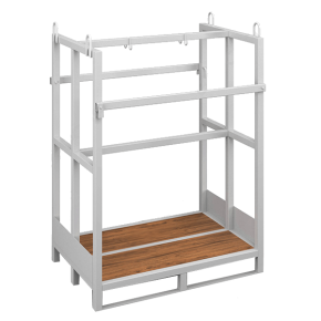 контейнер для 6 пропановых газовых баллонов кгб-10 с увеличенной высотой фото