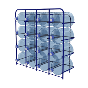 стеллаж для бутылей воды свд-16 фото