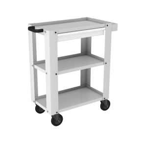 тележка инструментальная открытая с тремя полками, ящиком фото