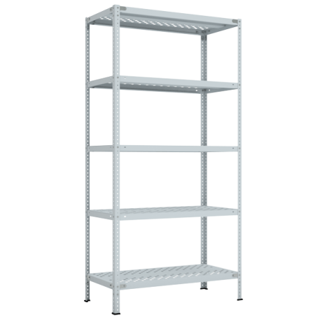 Стеллаж с перфорированными полками