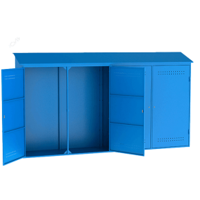 металлический шкаф для рампы 02 3700х600х2050 мм фото