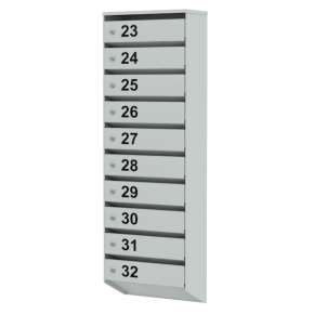 Почтовые ящики серии Базис Лайт на 10 ячеек 