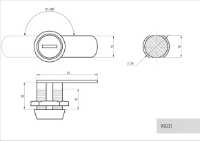 замок почтовый с мастер-ключом фото