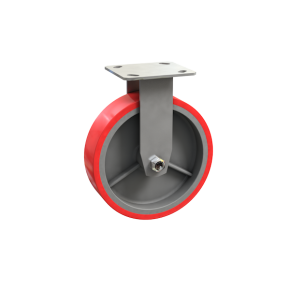 колесо большегрузное неповоротное (полиуретан) 100 мм фото