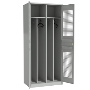 рабочий шкаф для одежды с полкой под обувь фото