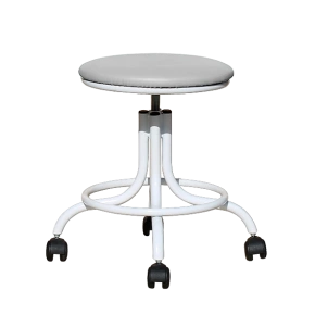 табурет на винтовой опоре т01 светло-серый фото