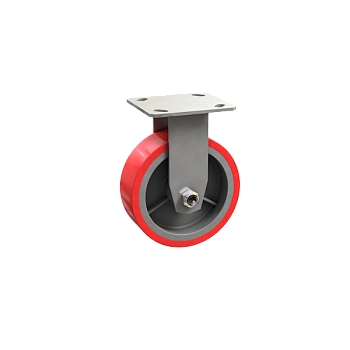 колесо большегрузное неповоротное (полиуретан) фото