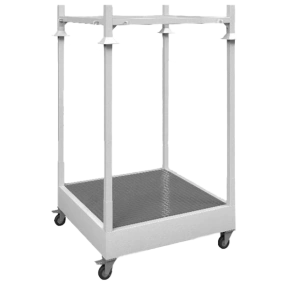 держатель для биг-бэга 1300 с поддоном на колесах фото