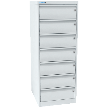 шкаф картотечный шк-7 а5 с замками на каждом ящике фото