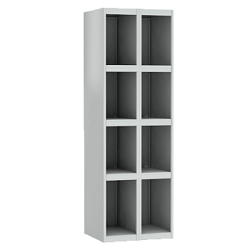 шкаф для сумок открытый на 8 ячеек фото