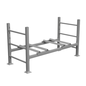 паллета для 2 бочек с двумя блоками фиксации фото