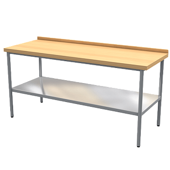 стол кондитерский из нержавеющей стали 870x1800x700 фото