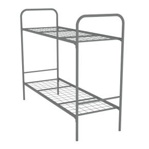 двухъярусная кровать металлическая фото