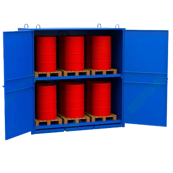 шкаф для 12 бочек уличный 1250x2700x1250 фото