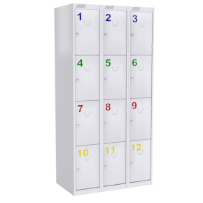 шкаф для сумок на 12 ячеек фото