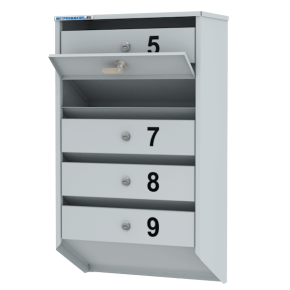 почтовый ящик на 5 ячеек базис фото