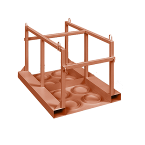 контейнер (паллета) для 8 пропановых газовых баллонов кгб-08п фото
