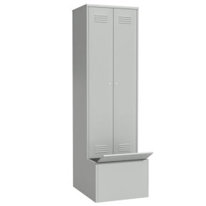 шкаф офисный для одежды с дополнительным ящиком фото