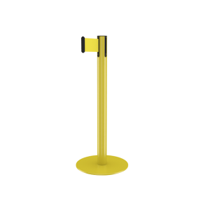 ограждение металлическое с лентой фото