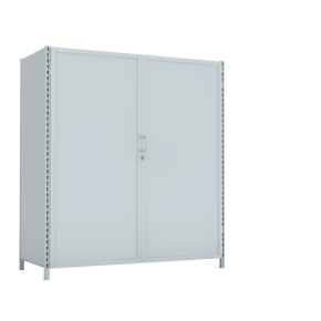 стеллаж 2000x1800x800 стенки сплошные, двери сплошные, 5 ярусов фото