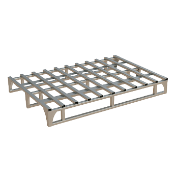поддон каркасный (палета) пмк-к евро оцинкованный фото