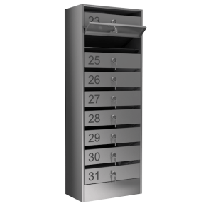 почтовый ящик 9-секционный серия эталон премиум фото