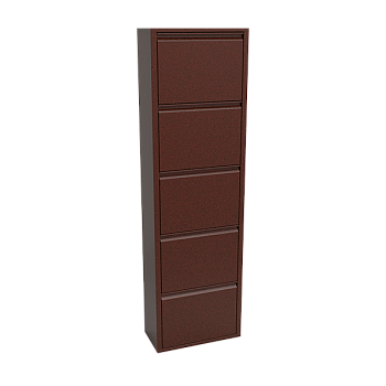 металлический шкаф для обуви на 5 ячеек фото