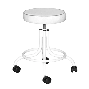 табурет винтовой т01-1 белый фото