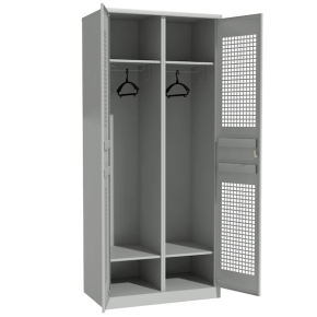 рабочий шкаф для одежды с полкой под обувь фото