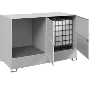 шкаф с поддоном для 2 еврокубов 1785x2695x1305 фото