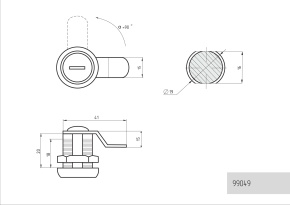 замок для металлического шкафа с ключами фото