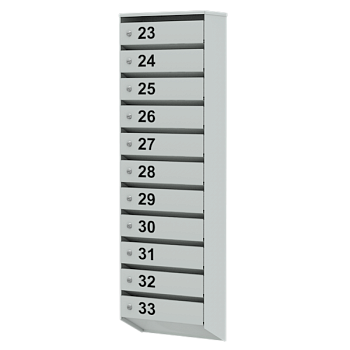 ящик почтовый металлический на 11 квартир базис лайт фото