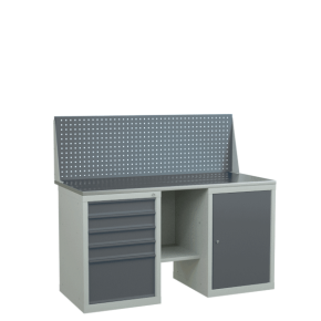 верстак 1500 с 2 инструментальными тумбами фото