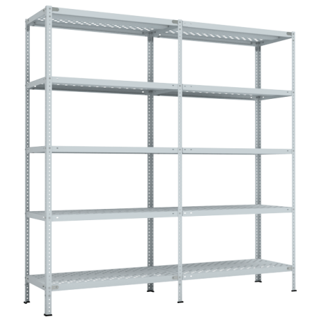 Стеллаж с перфорированными полками